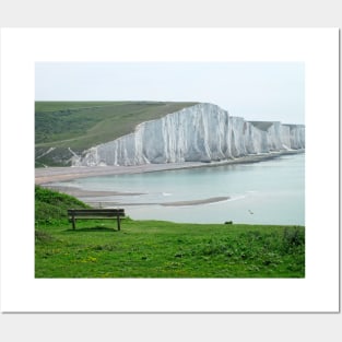 Seven Sisters Cliffs UK Posters and Art